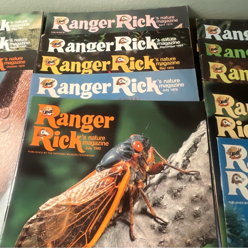 20 Ranger Rick Magazines 1979-1982 Educational Nature Homeschool Animal Nature - Picture 3 of 6